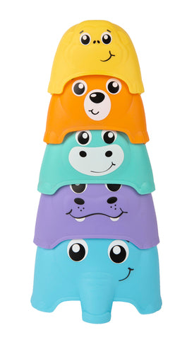 Playgro - Playgro Stacks Of Animals Sort And Nest Cups 3m+