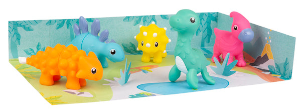 Playgro - Playgro Build & Play Mix Match Bath Dinosaurs 12m+