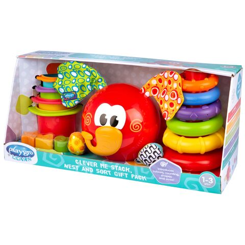 Playgro - Playgro Clever Me Stack Sort And Nest Gift Pack