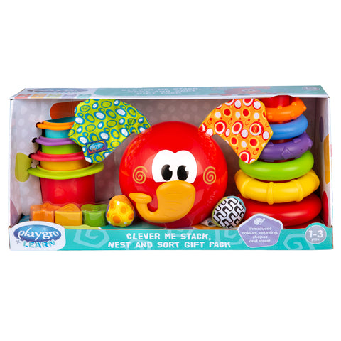 Playgro - Playgro Clever Me Stack Sort And Nest Gift Pack