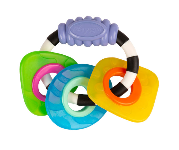 Playgro - Playgro Textured Teething Rattle 0m+