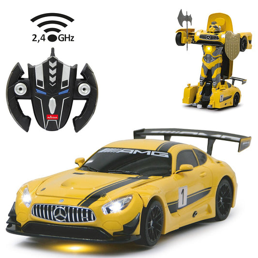 JAMARA Mercedes-Benz AMG GT3 1:14 yellow 2,4GHz transformable