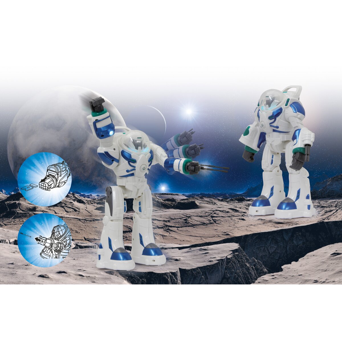 JAMARA Robot Spaceman white IR