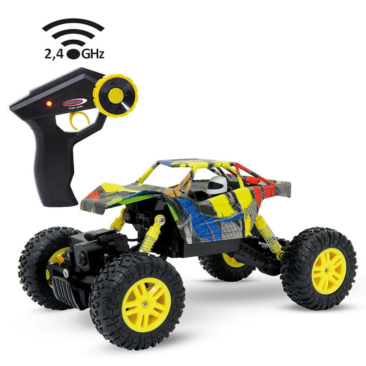 JAMARA Hillriser Crawler 4WD 1:18 yellow 2,4GHz