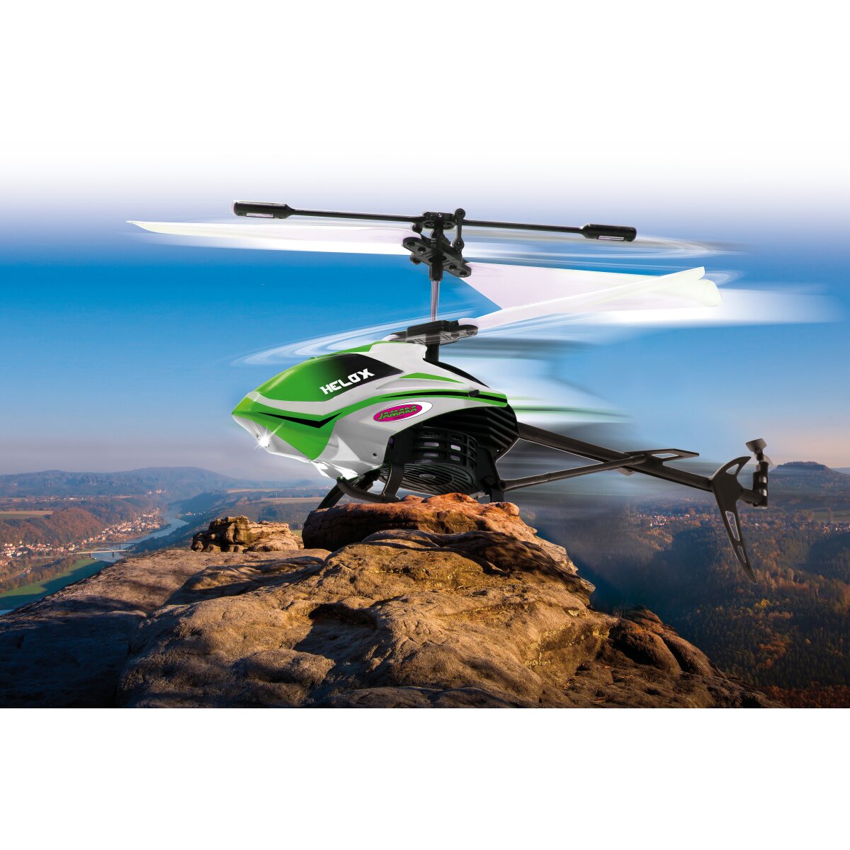JAMARA Helox Heli 3+2 Channel Gyro Light+Demo IR