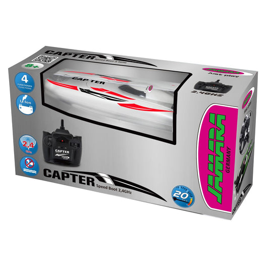 JAMARA Capter Speedboot white/red Li-Ion 7,4V 2,4GHz