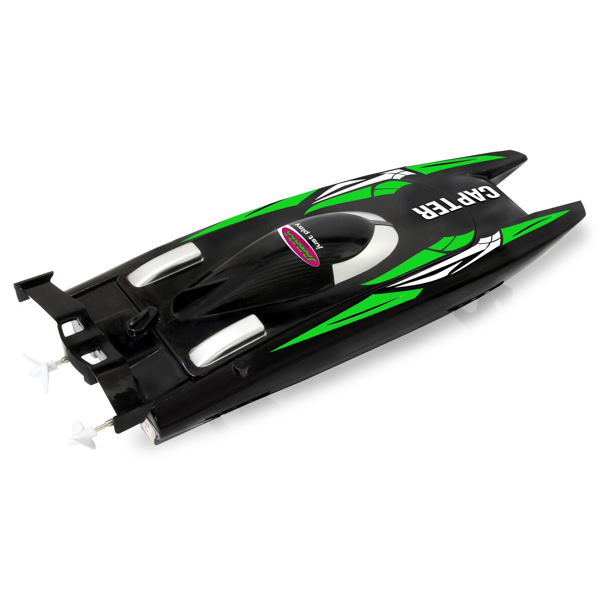 JAMARA Capter Speedboot black/ green Li-Ion 7,4V 2,4GHz