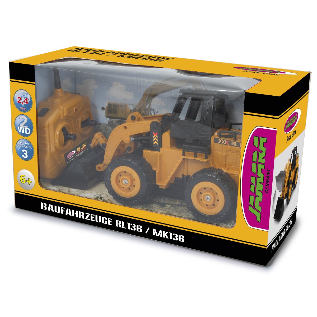 JAMARA Wheel Loader RL136 1:36 2,4GHz