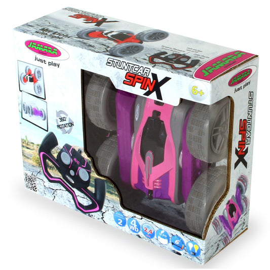 JAMARA SpinX Stuntcar purple-pink 2,4GHz