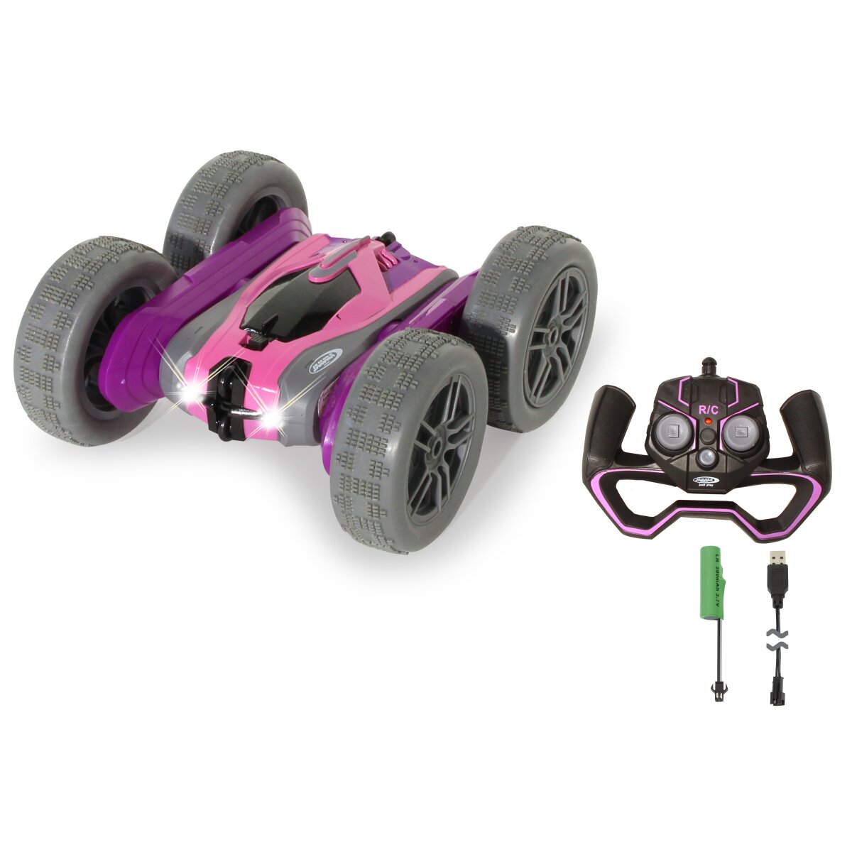 JAMARA SpinX Stuntcar purple-pink 2,4GHz
