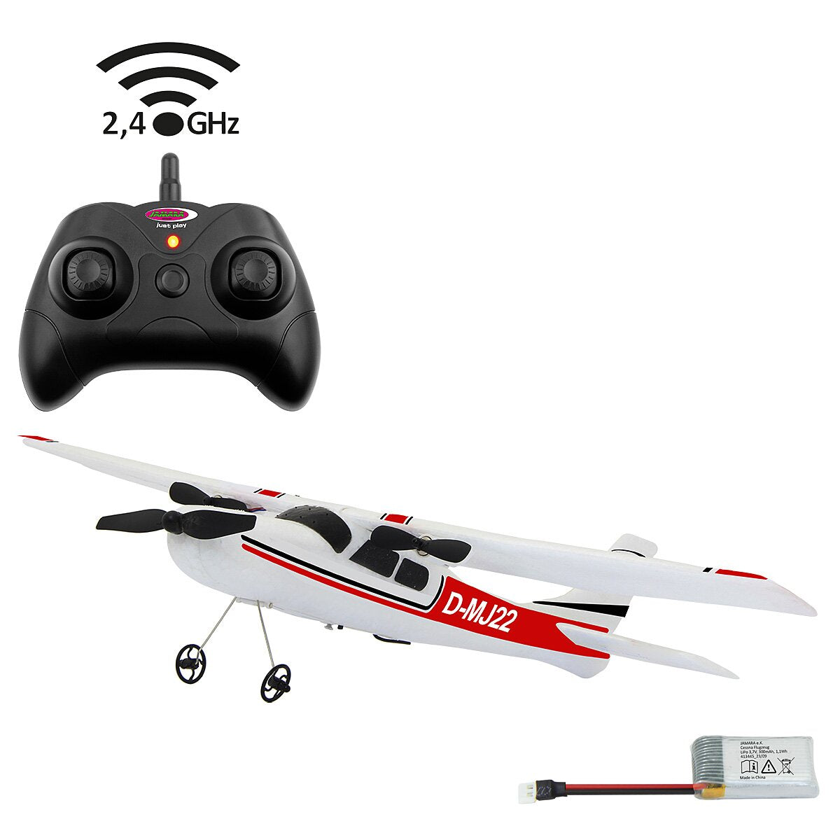 JAMARA Cessna 182 Airplane 2,4GHz Gyro 2CH