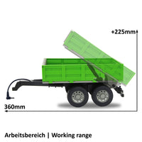 JAMARA Tippvagn för RC-Traktor 1:16