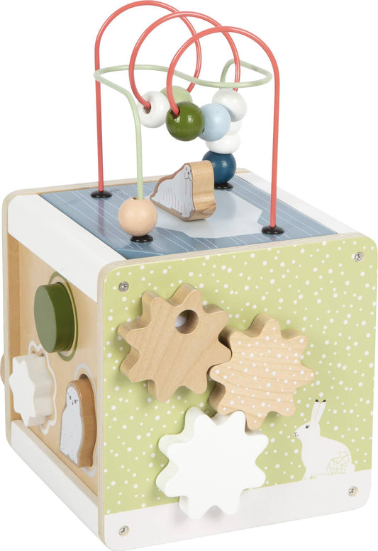 small foot Arctic Motor Skills Cube | Babyleksaker | Trä