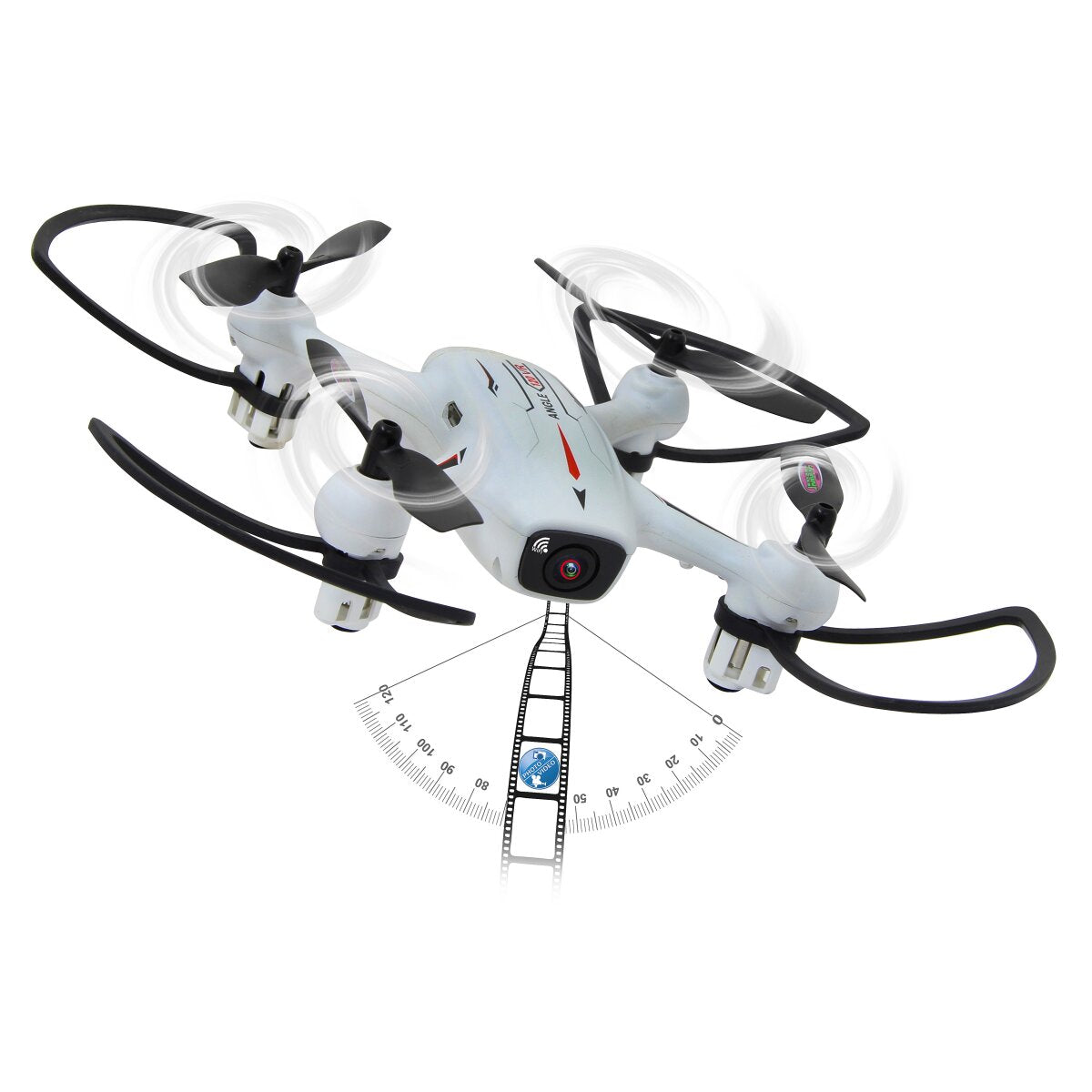 JAMARA Angle 120 VR Drone Wide Angle Altitude HD FPV Wifi