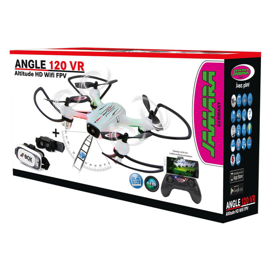 JAMARA Angle 120 VR Drone Wide Angle Altitude HD FPV Wifi