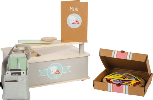 small foot Pizzeria-set | Leksaksaffärer | Träleksaker