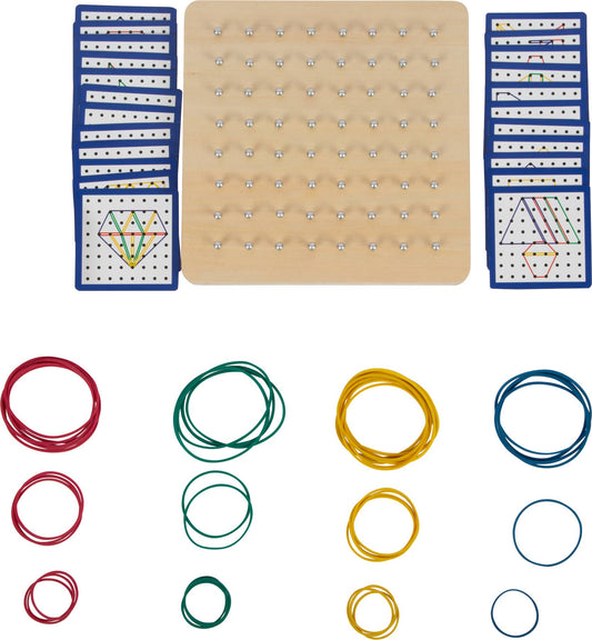 Trä Geoboard | Pedagogiska leksaker | Trä