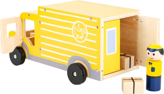 small foot Spielauto Parceldienst XL | Parkeringsgarage och fordon | Trä