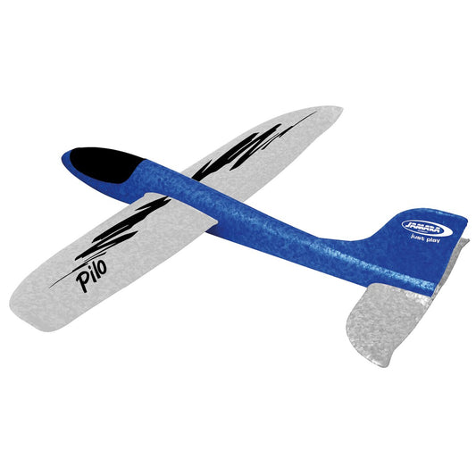 JAMARA Pilo Foam Hand Launch Glider EPP wing white fuselage blue