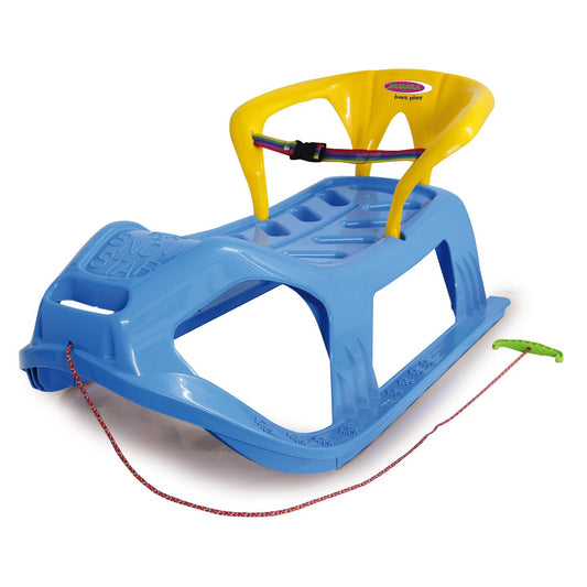 Snow Play Sled Snow-Star med ryggstöd