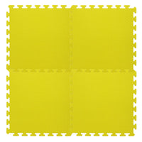 JAMARA Puzzle matta gul 4 st