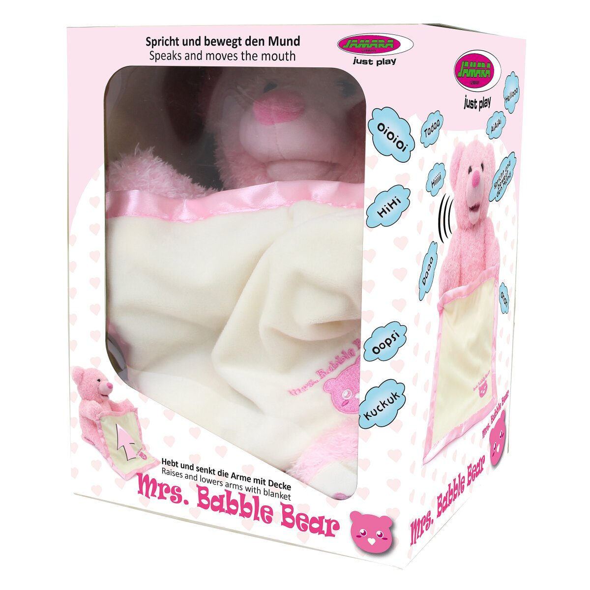 JAMARA Mrs. Babble Bear pink