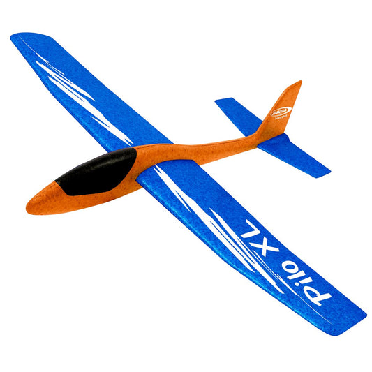 JAMARA Pilo XL Foam Hand Launch glider EPP wing blue fuselage orange