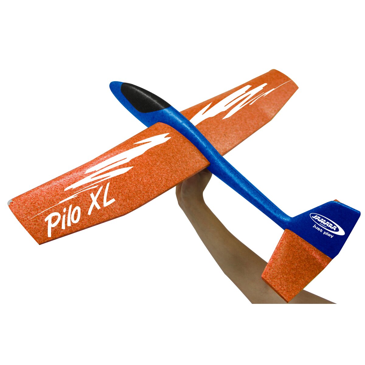 JAMARA Pilo XL Foam Hand Launch glider EPP wing orange fuselage blue