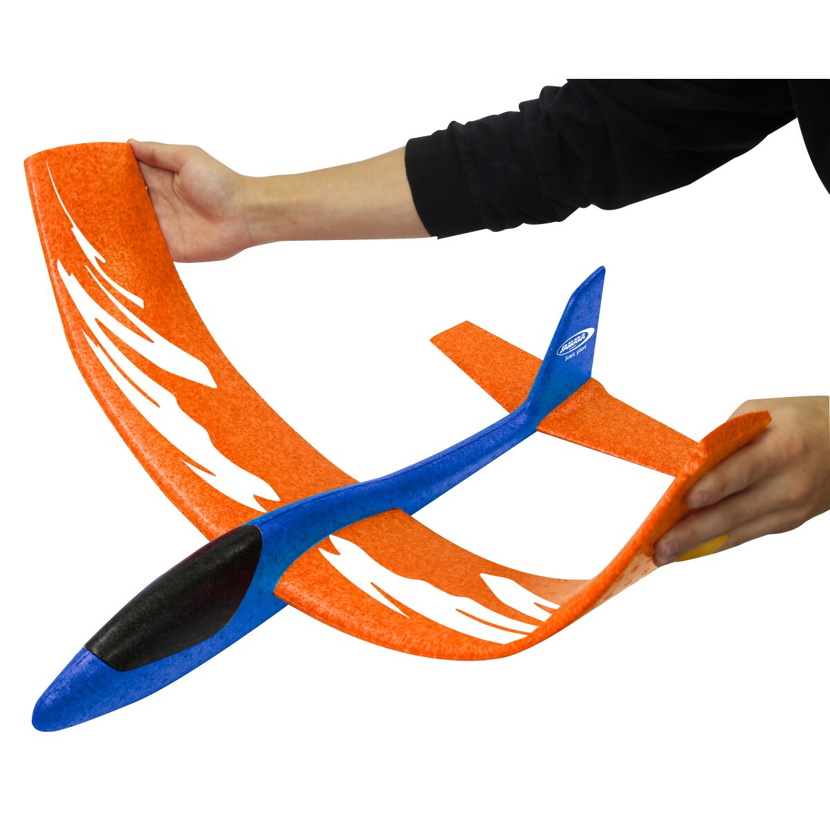 JAMARA Pilo XL Foam Hand Launch glider EPP wing orange fuselage blue