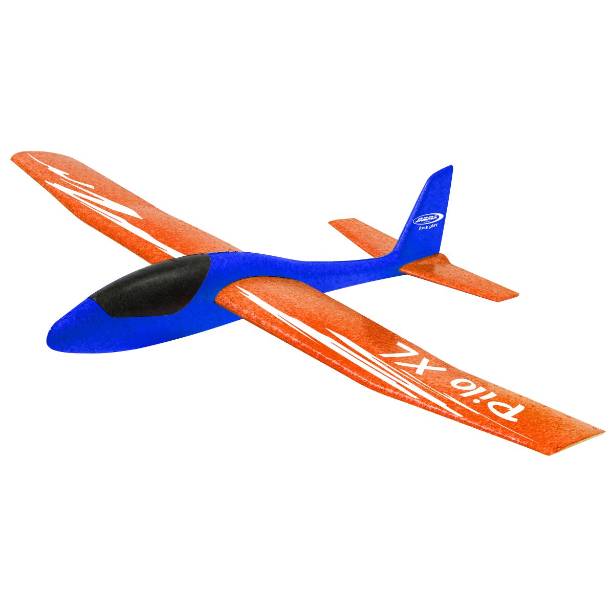 JAMARA Pilo XL Foam Hand Launch glider EPP wing orange fuselage blue