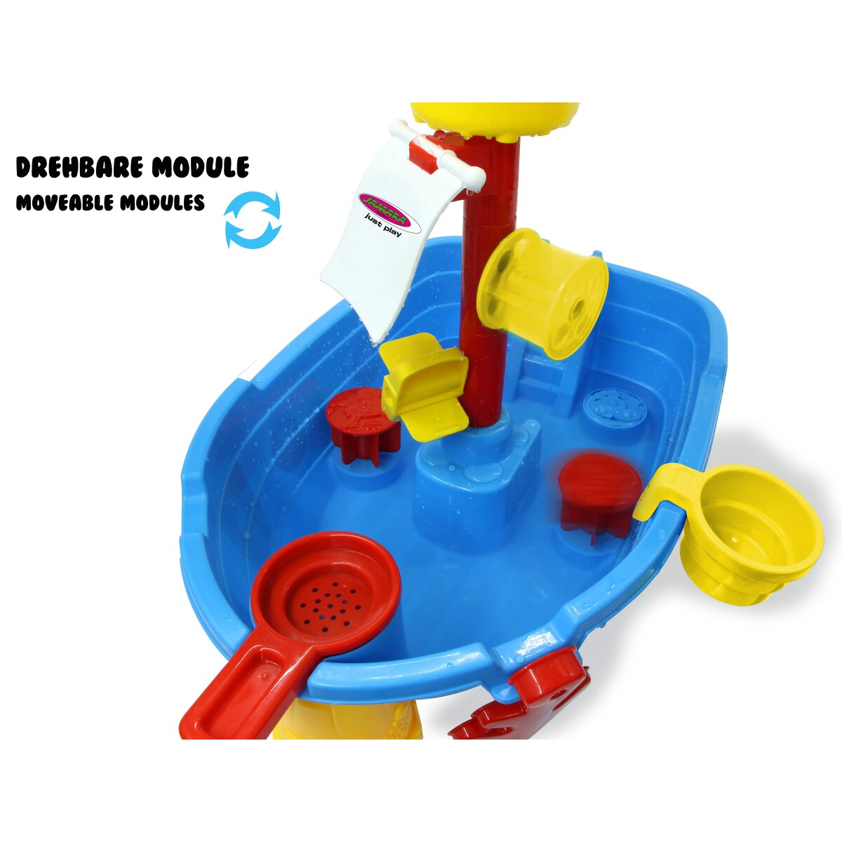 JAMARA Pirate Jack sand- och vattenlekbord