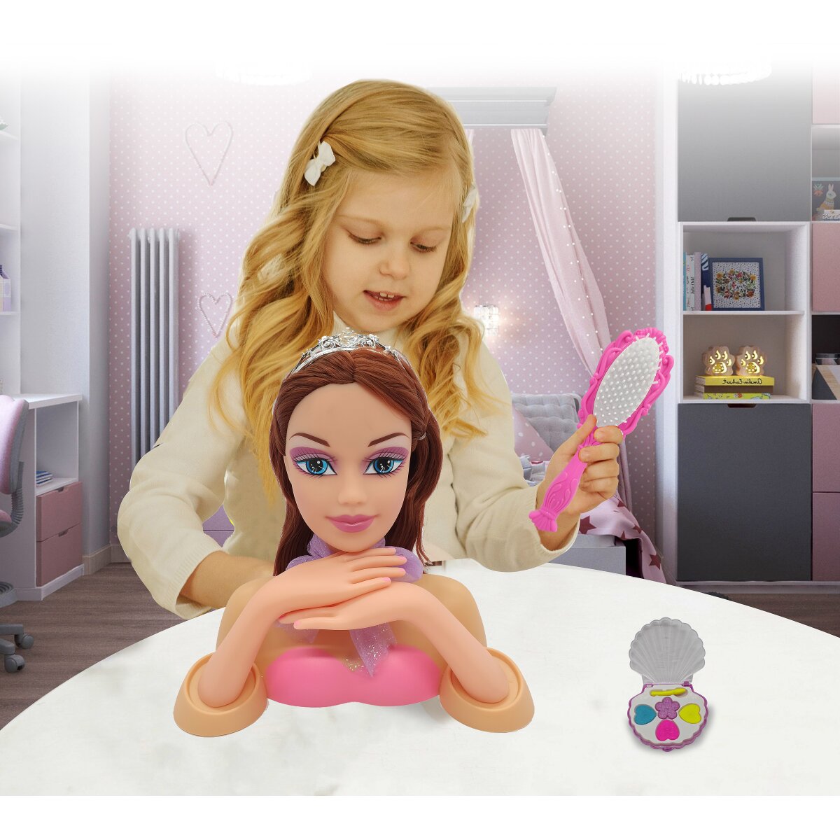 JAMARA Frisörhuvud Emma Beauty