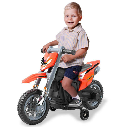 JAMARA Ride-on Motorcycle Power Bike orange 6V