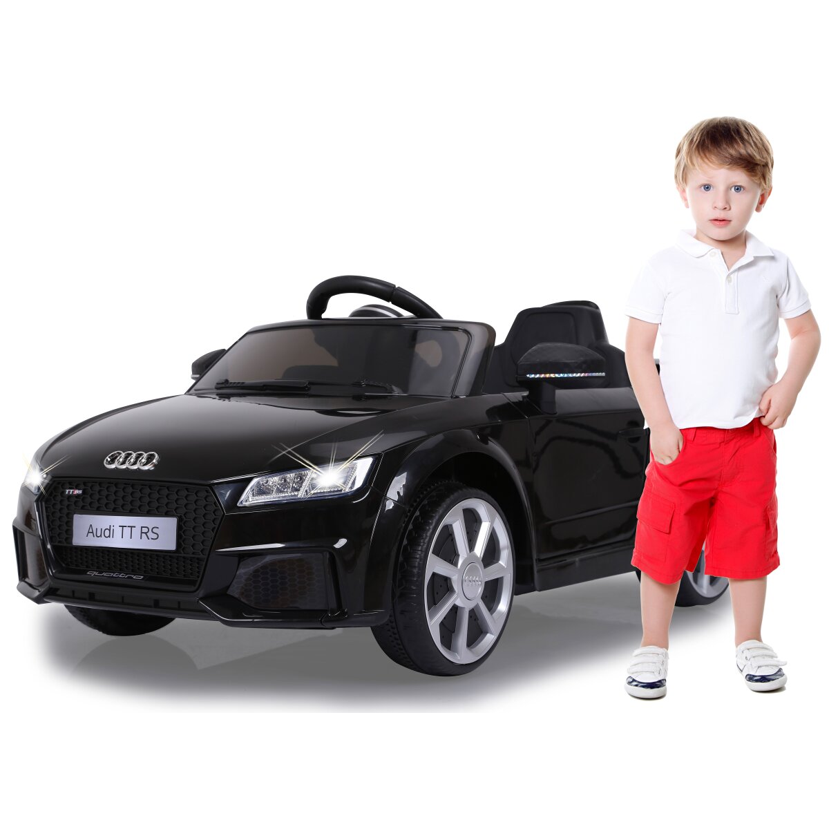 JAMARA Ride-on Audi TT RS black 12V