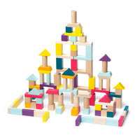 Kidiwood Wooden blocks 100 delar