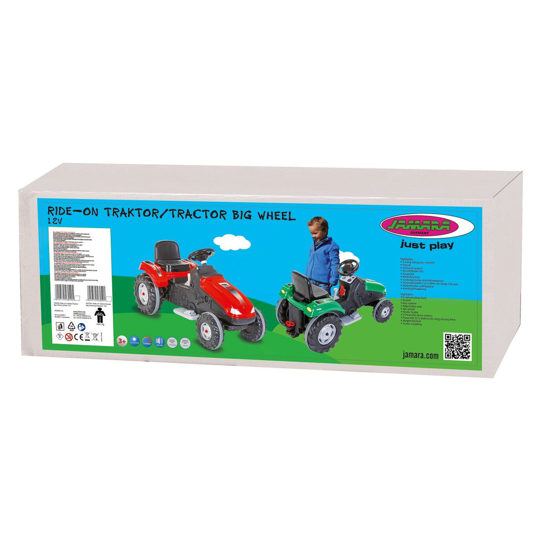 JAMARA Ride-on Traktor Big Wheel 12V