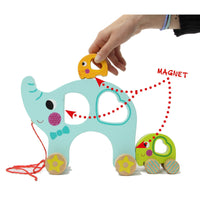 Kidiwood Elefantfamilj i trä, 3 delar