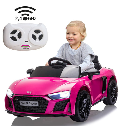 JAMARA Ride-on Audi R8 Spyder V10 performance quattro pink