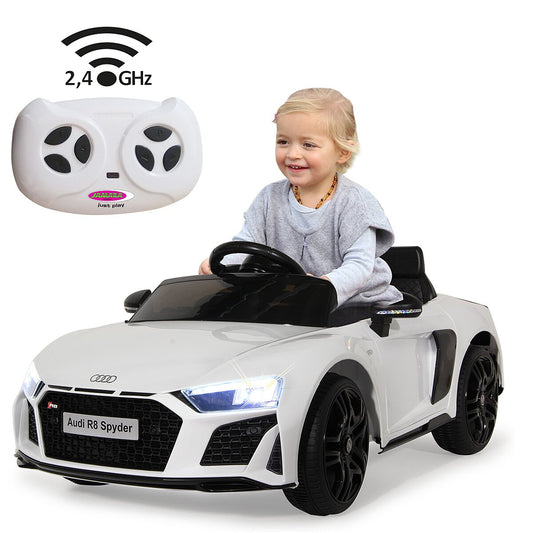 JAMARA Ride-on Audi R8 Spyder V10 performance quattro white