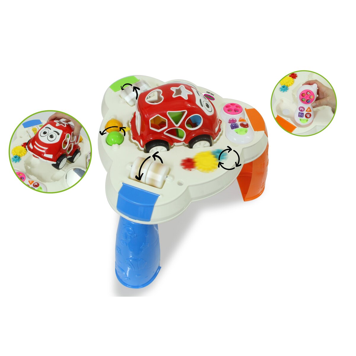 JAMARA Play table with shaped car and cell phone