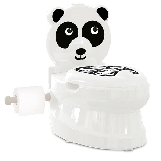JAMARA My little toilet panda with flushing sound and toilet paper holder