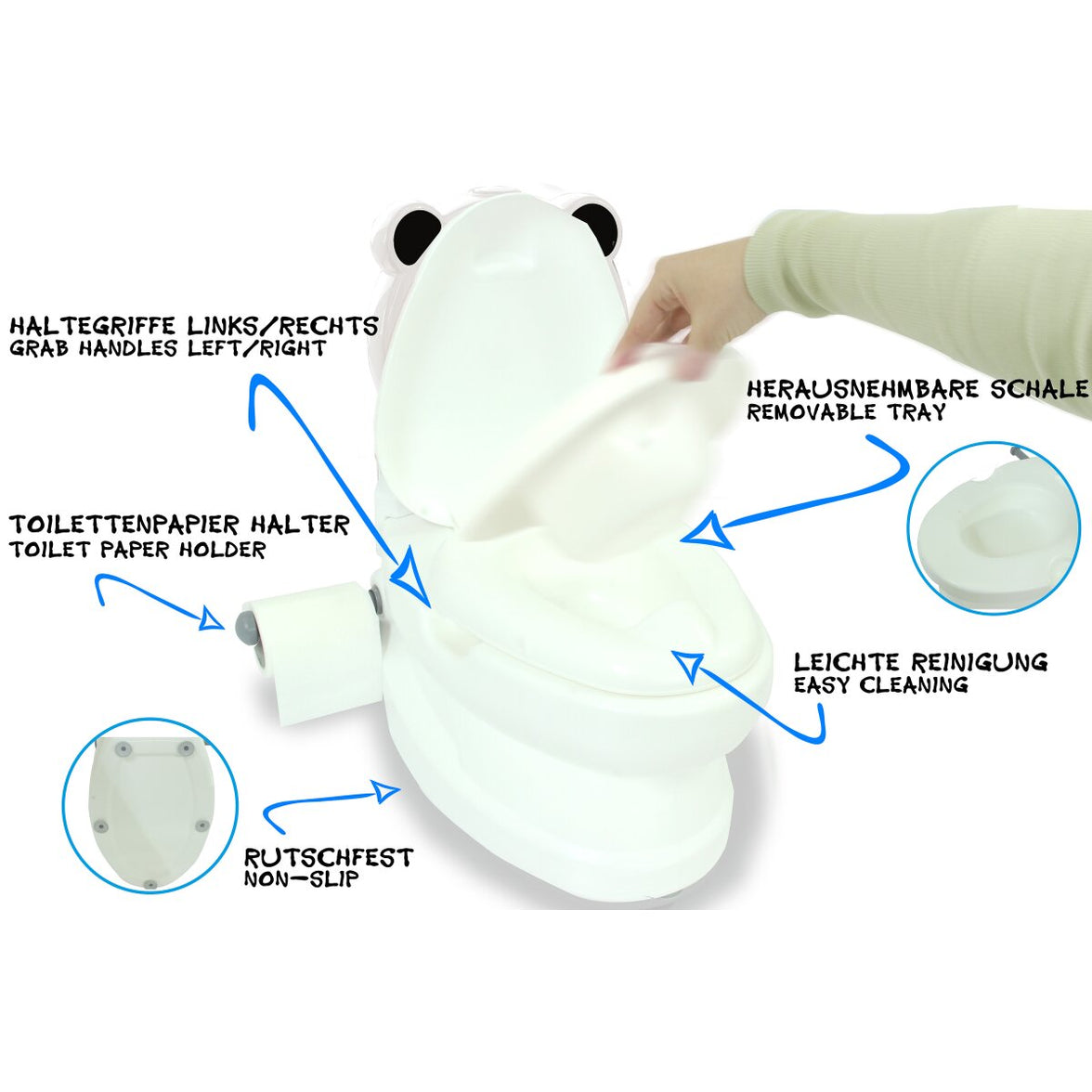 JAMARA My Little Toilet Panda