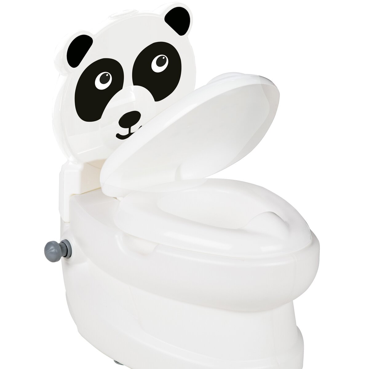 JAMARA My little toilet panda with flushing sound and toilet paper holder