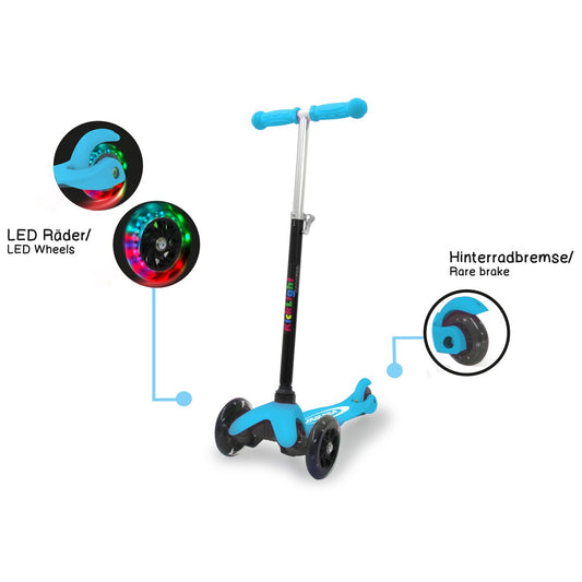 JAMARA KickLight Scooter blue