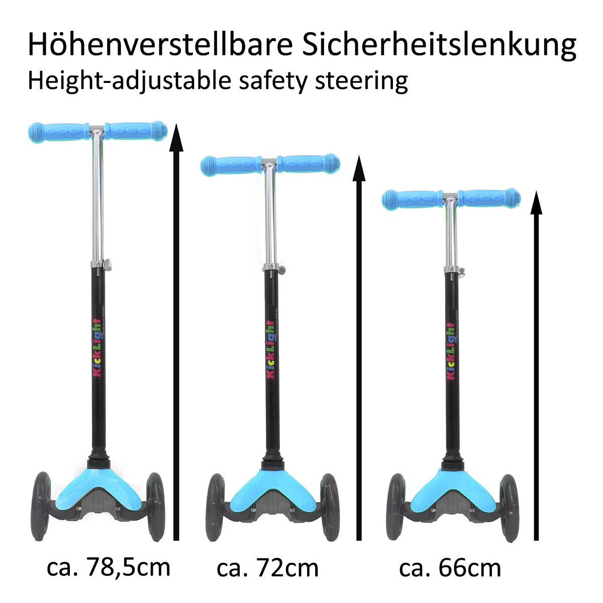 JAMARA KickLight Scooter blue