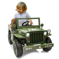 JAMARA Ride-on Jeep Willys MB