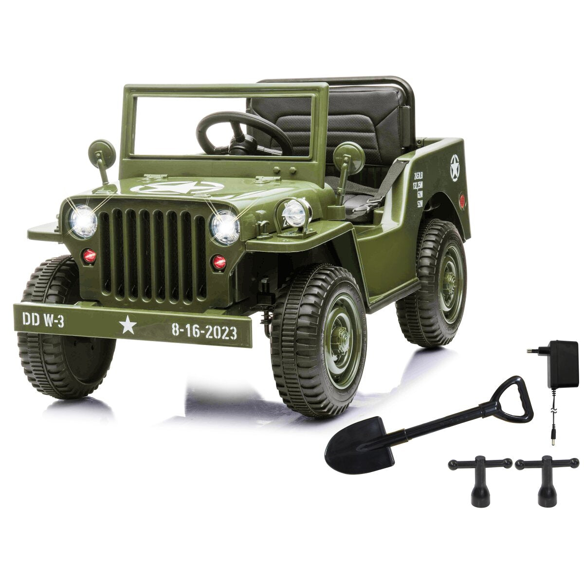 JAMARA Ride-on Jeep Willys MB