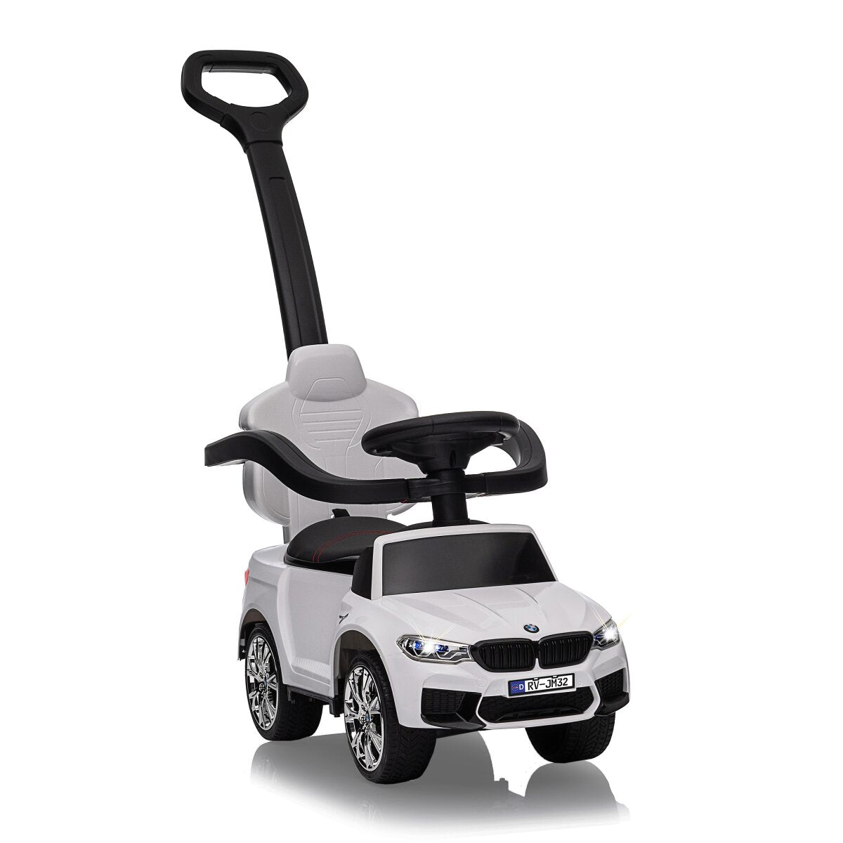 JAMARA Push Car BMW M5 white 2in1 with push bar