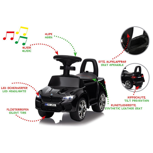 JAMARA Push Car BMW M5 black 2in1