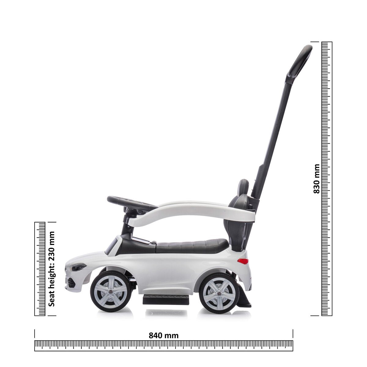 JAMARA Push Car Mercedes-Benz C-Class white 3in1